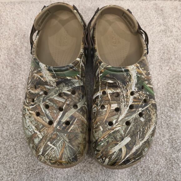 Crocs All Terrain Clog Realtree Camo Khaki M13 205337 Outdoor Slip On Shoes - Picture 4 of 9